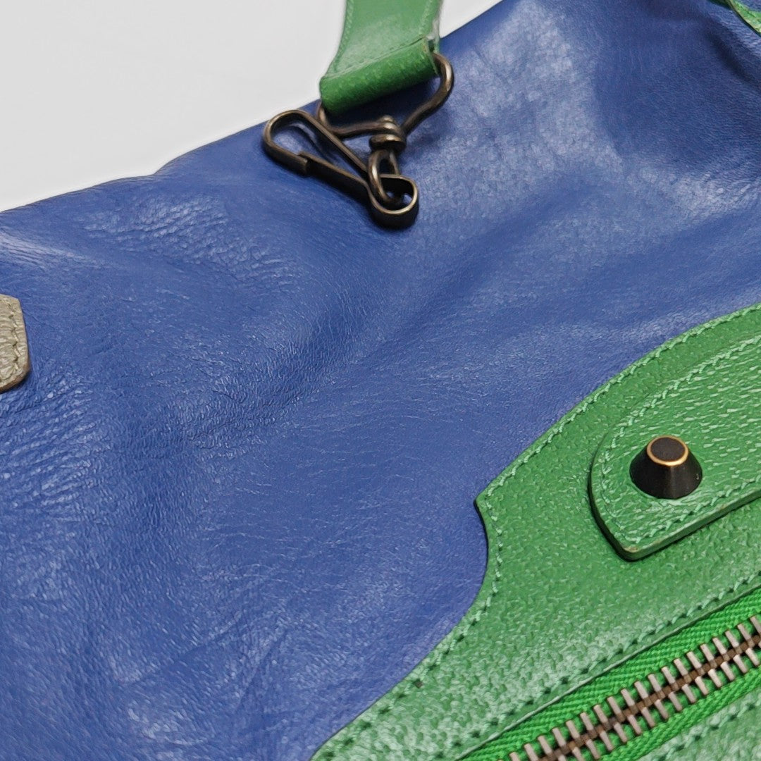 Classic City Medium Lambskin Blue
