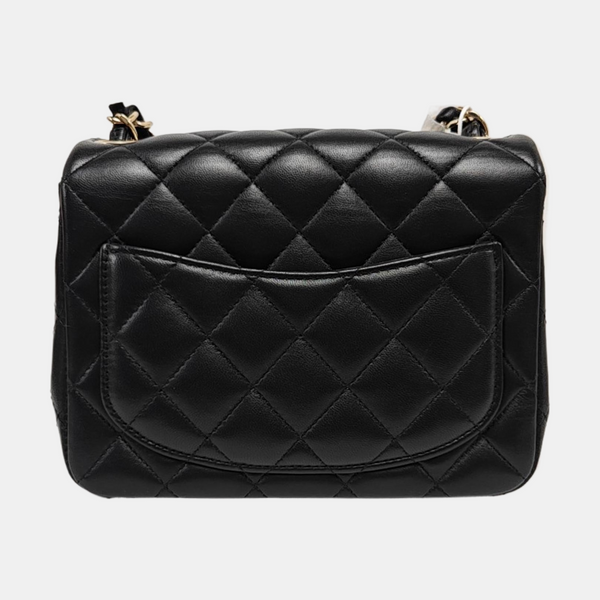 CLASSIC FLAP Mini Quilted Lambskin Black
