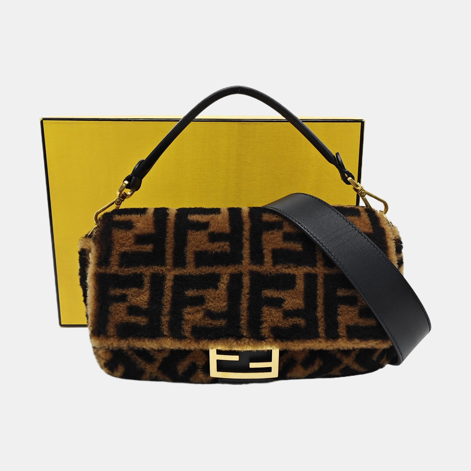 Baguette Medium Sheepskin Brown