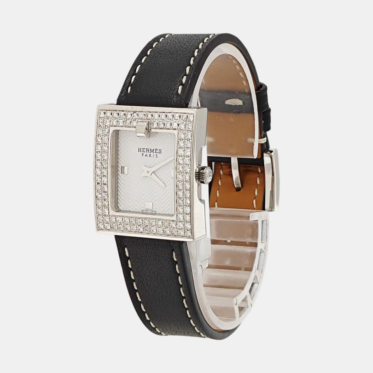 21.7mm White Quartz Watch