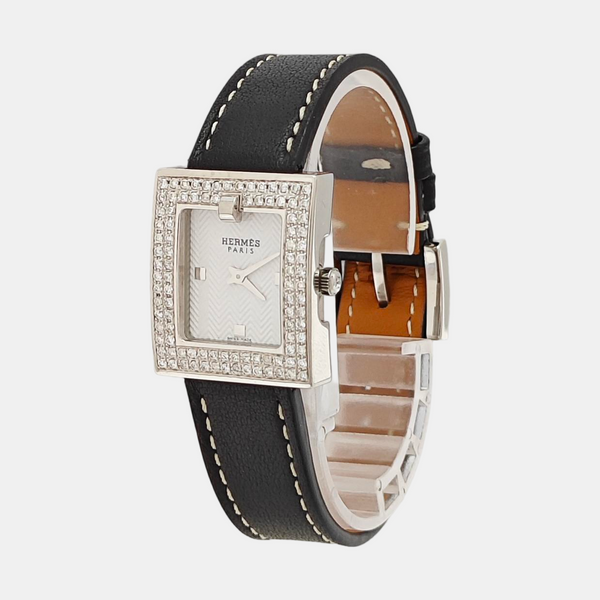 21.7mm White Quartz Watch