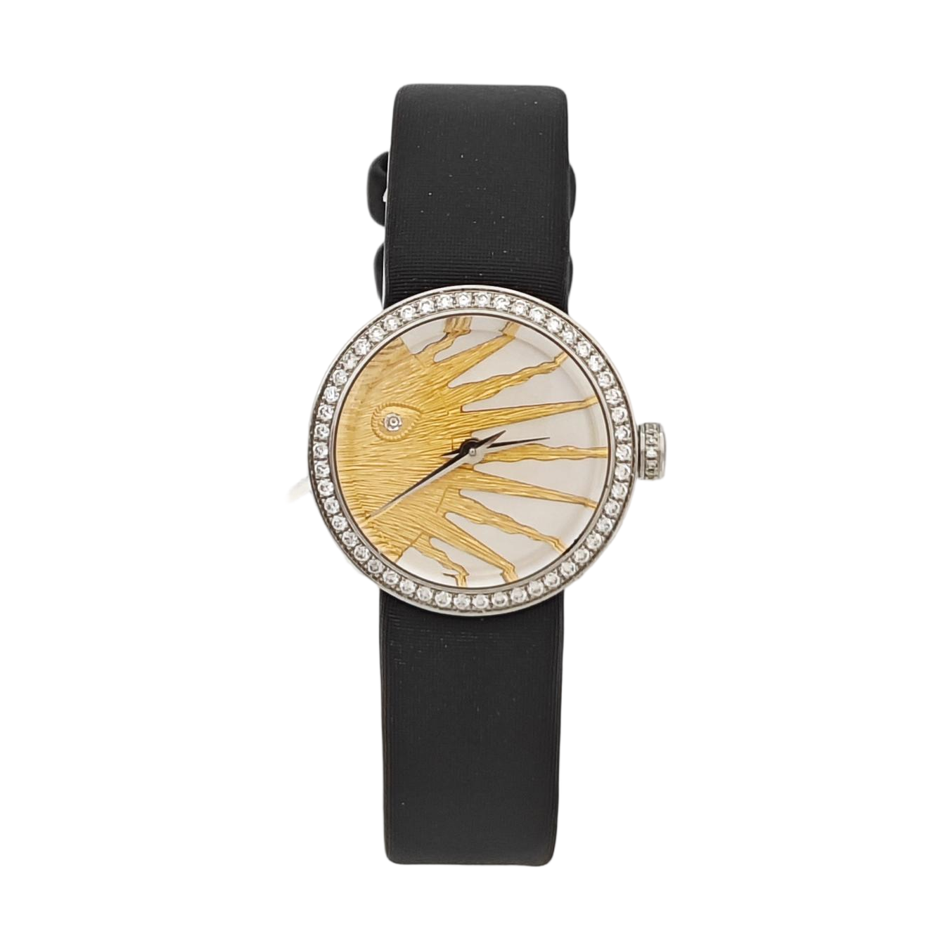 D de Dior Rose Céleste 25mm Gold Quartz Watch