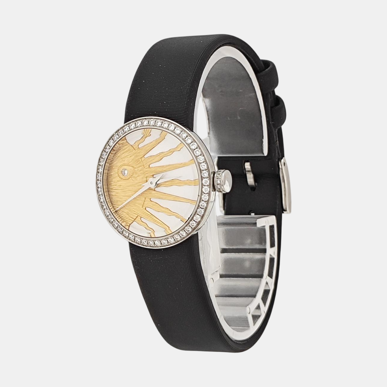 D de Dior Rose Céleste 25mm Gold Quartz Watch
