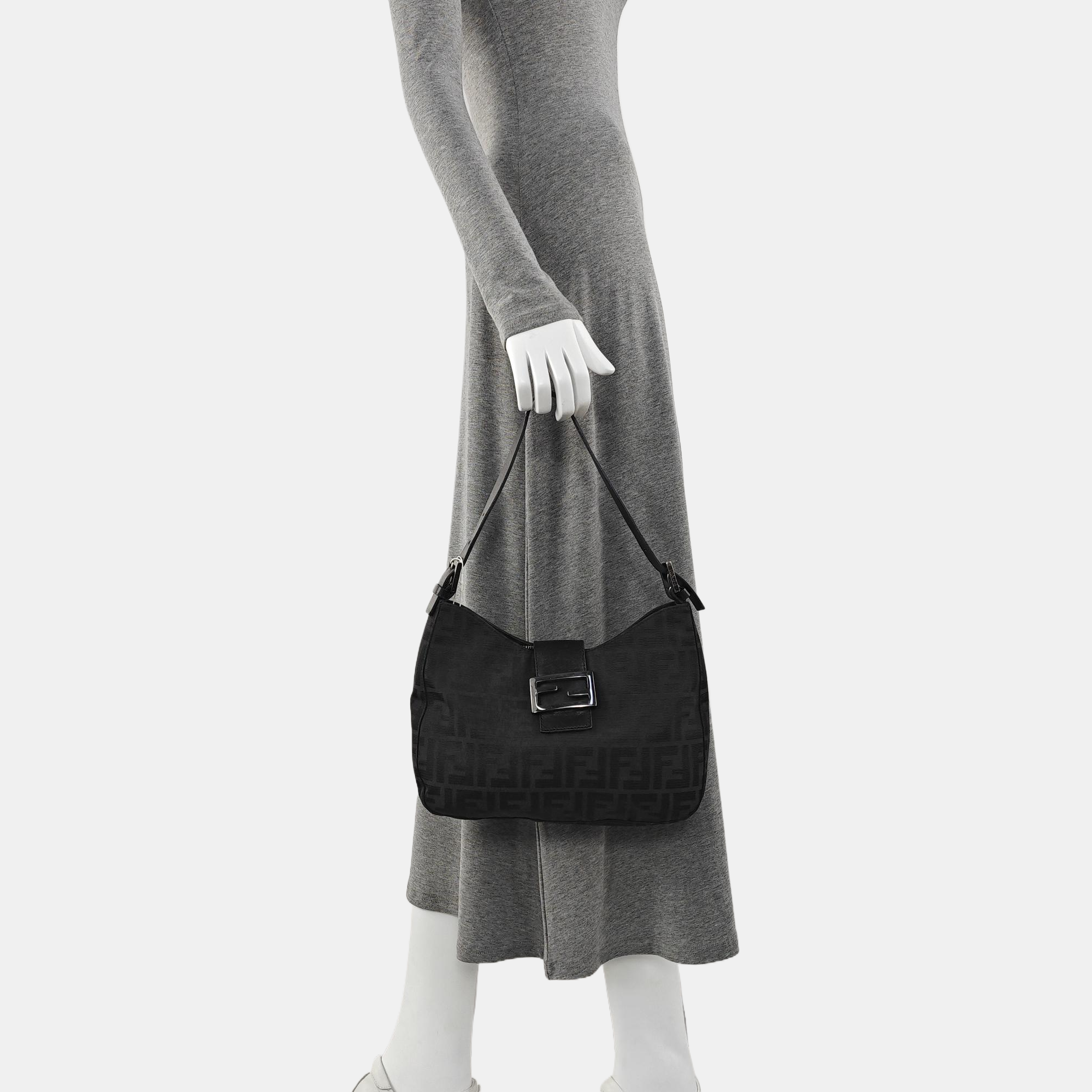 Canvas Top Handle Bag Black
