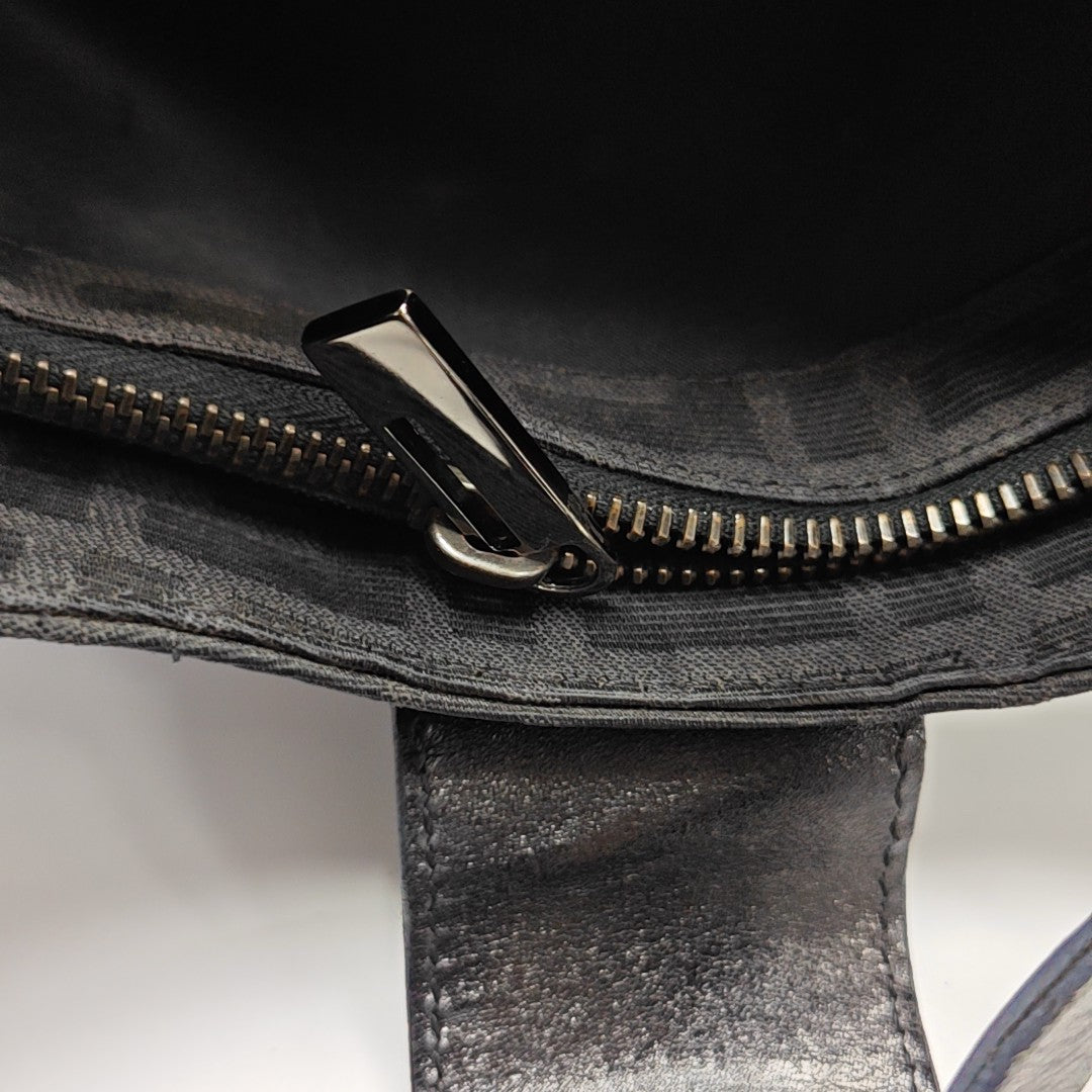 Canvas Top Handle Bag Black