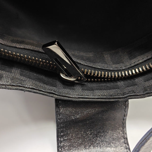 Canvas Top Handle Bag Black