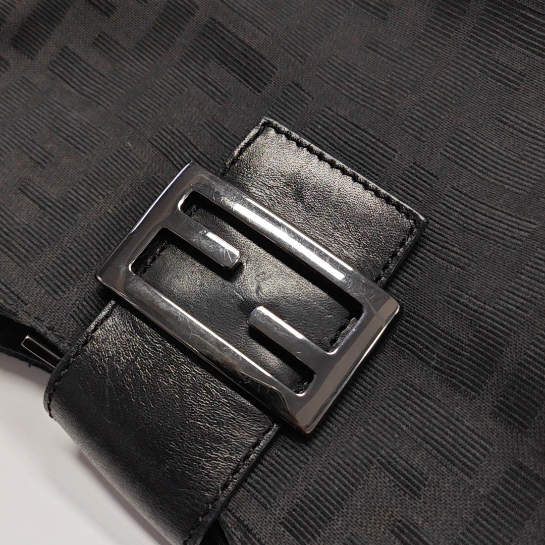 Canvas Top Handle Bag Black