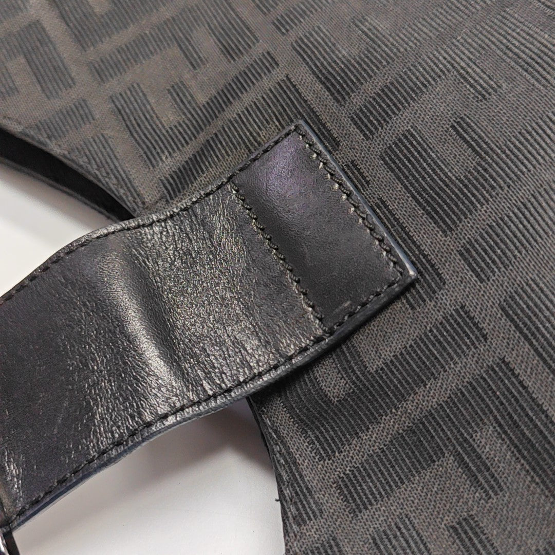 Canvas Top Handle Bag Black