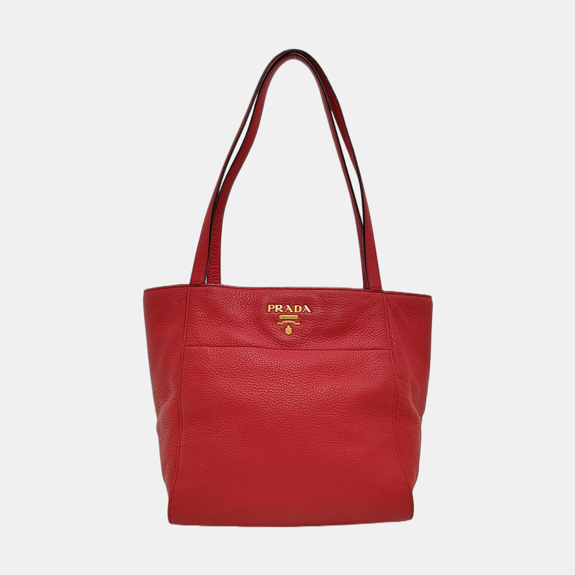 Calfskin Tote Bag Red