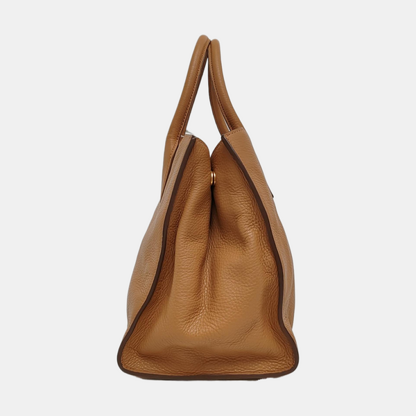 Calfskin Tote Bag Brown