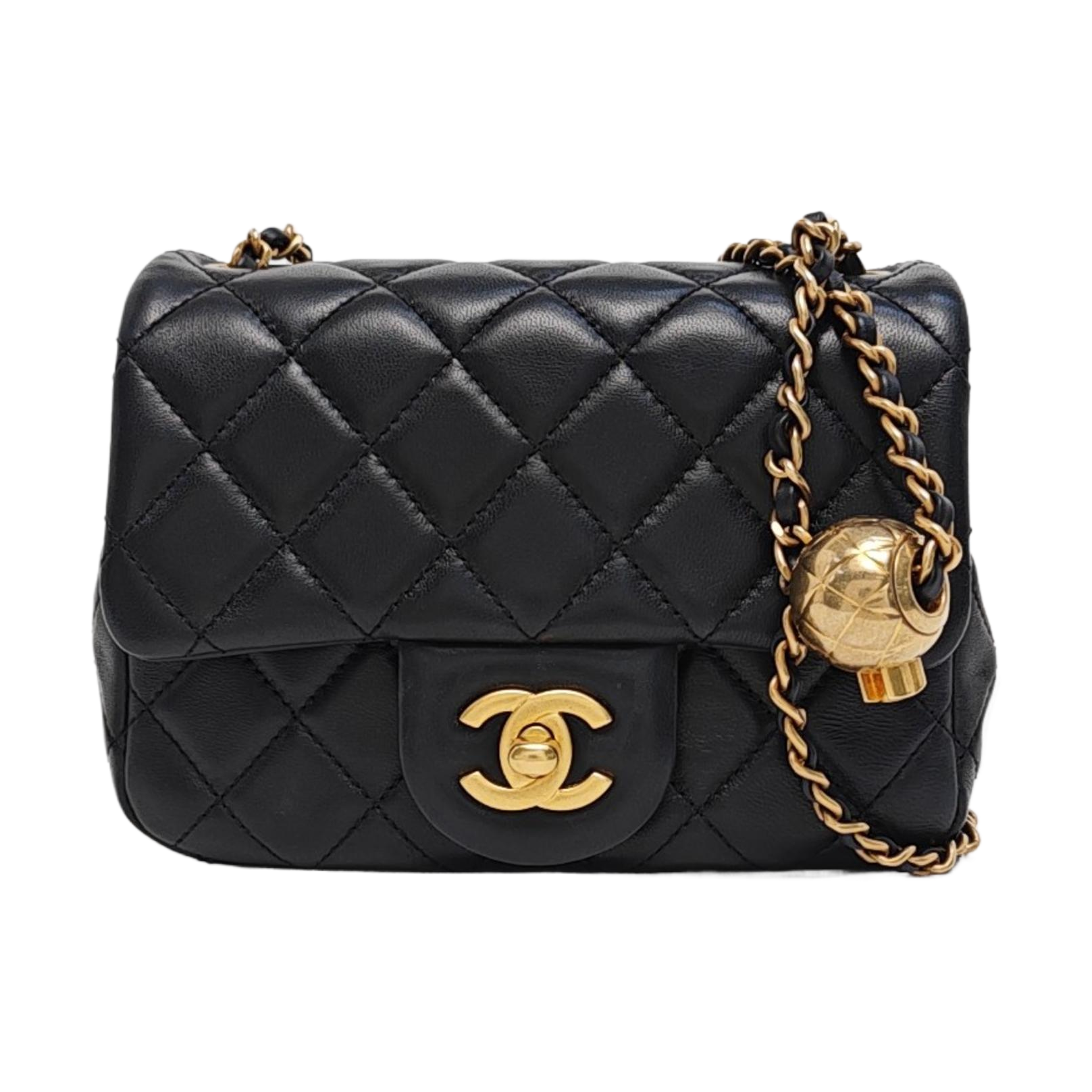 CLASSIC FLAP Mini Quilted Lambskin Black