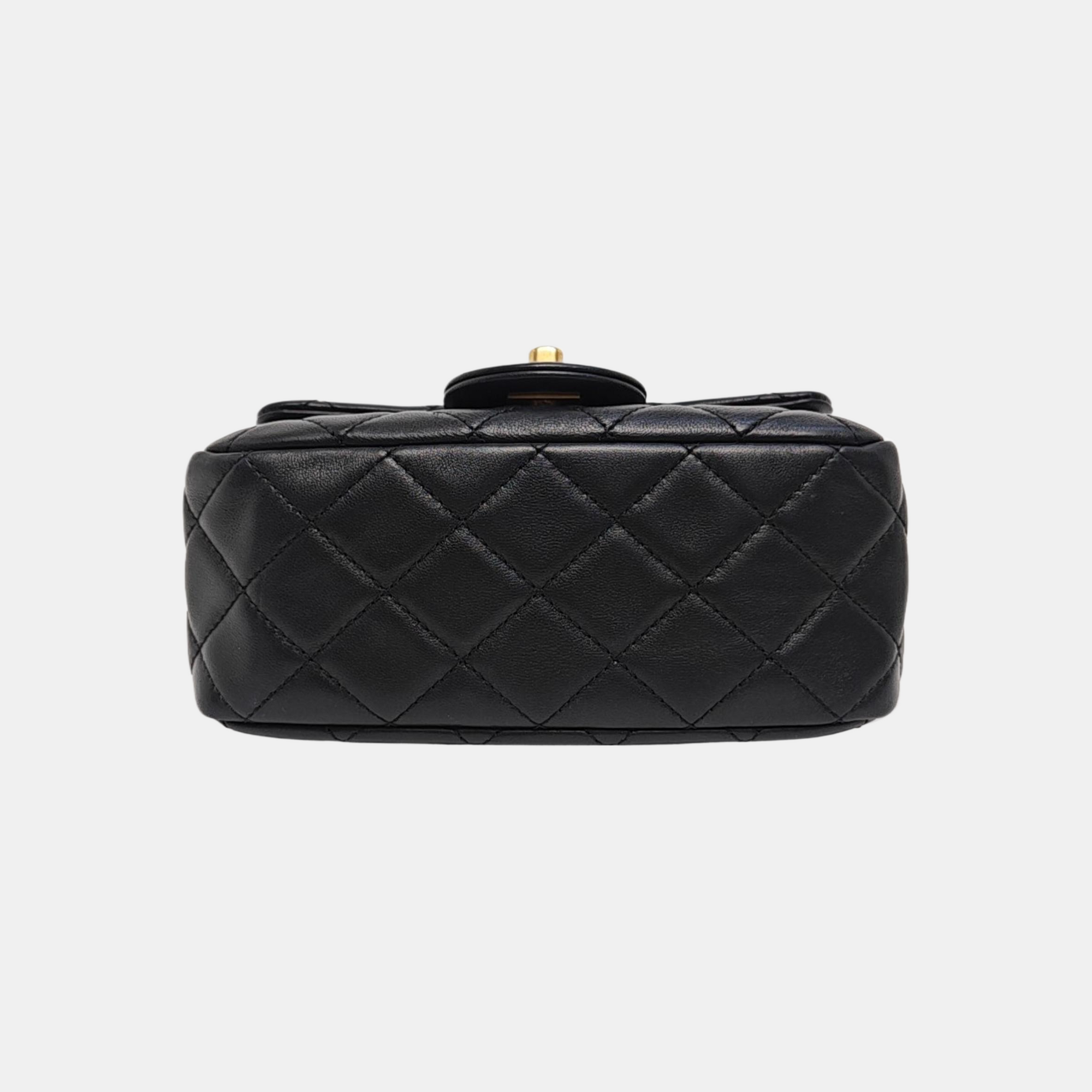 CLASSIC FLAP Mini Quilted Lambskin Black