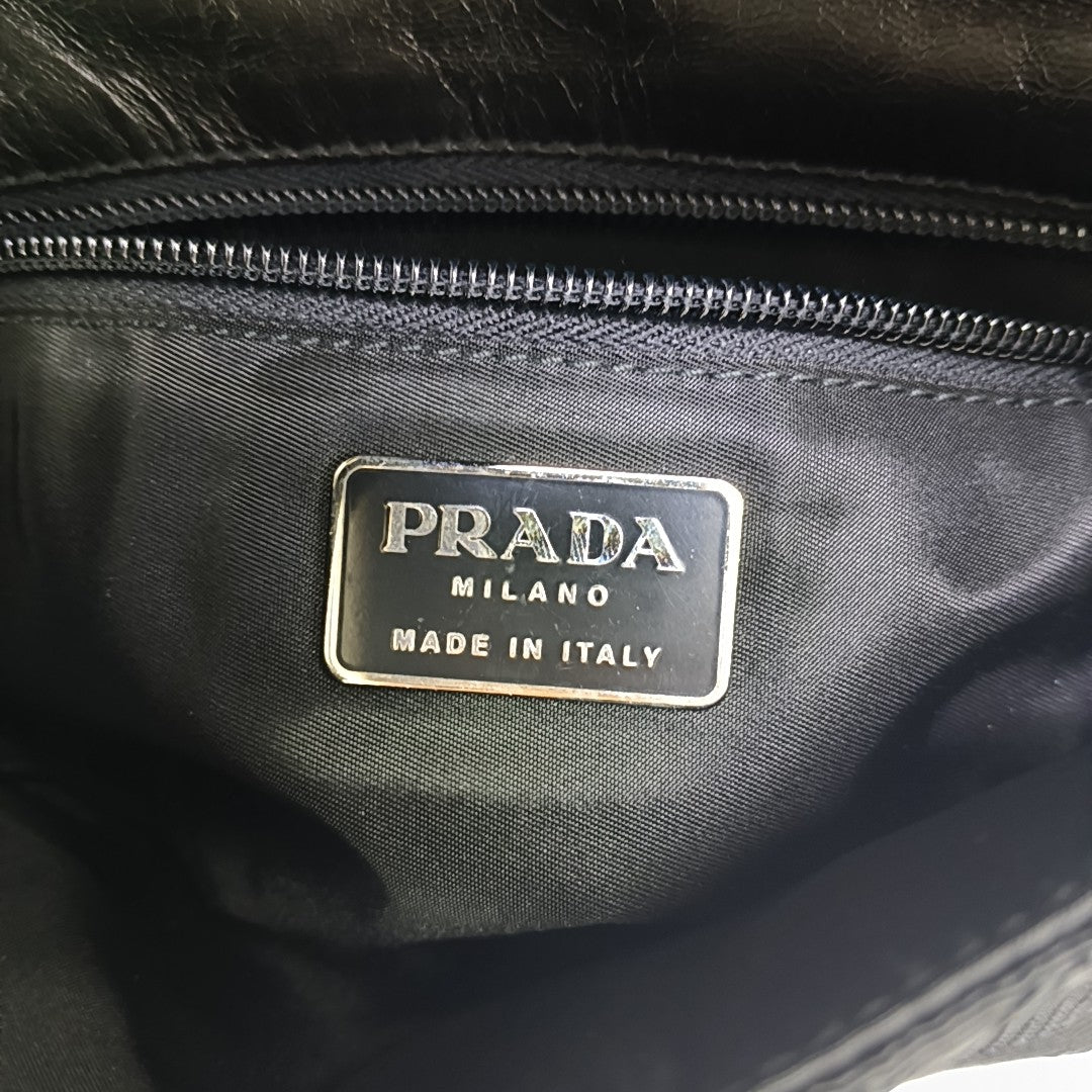 Canvas Shoulder Bag Black