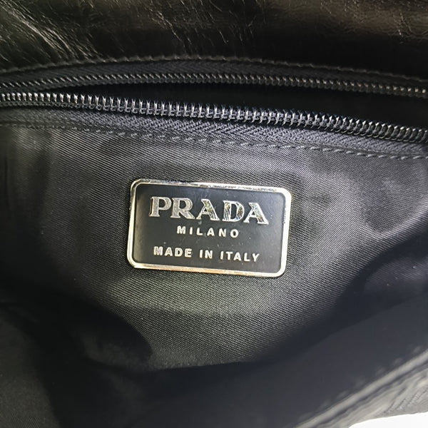 Canvas Shoulder Bag Black