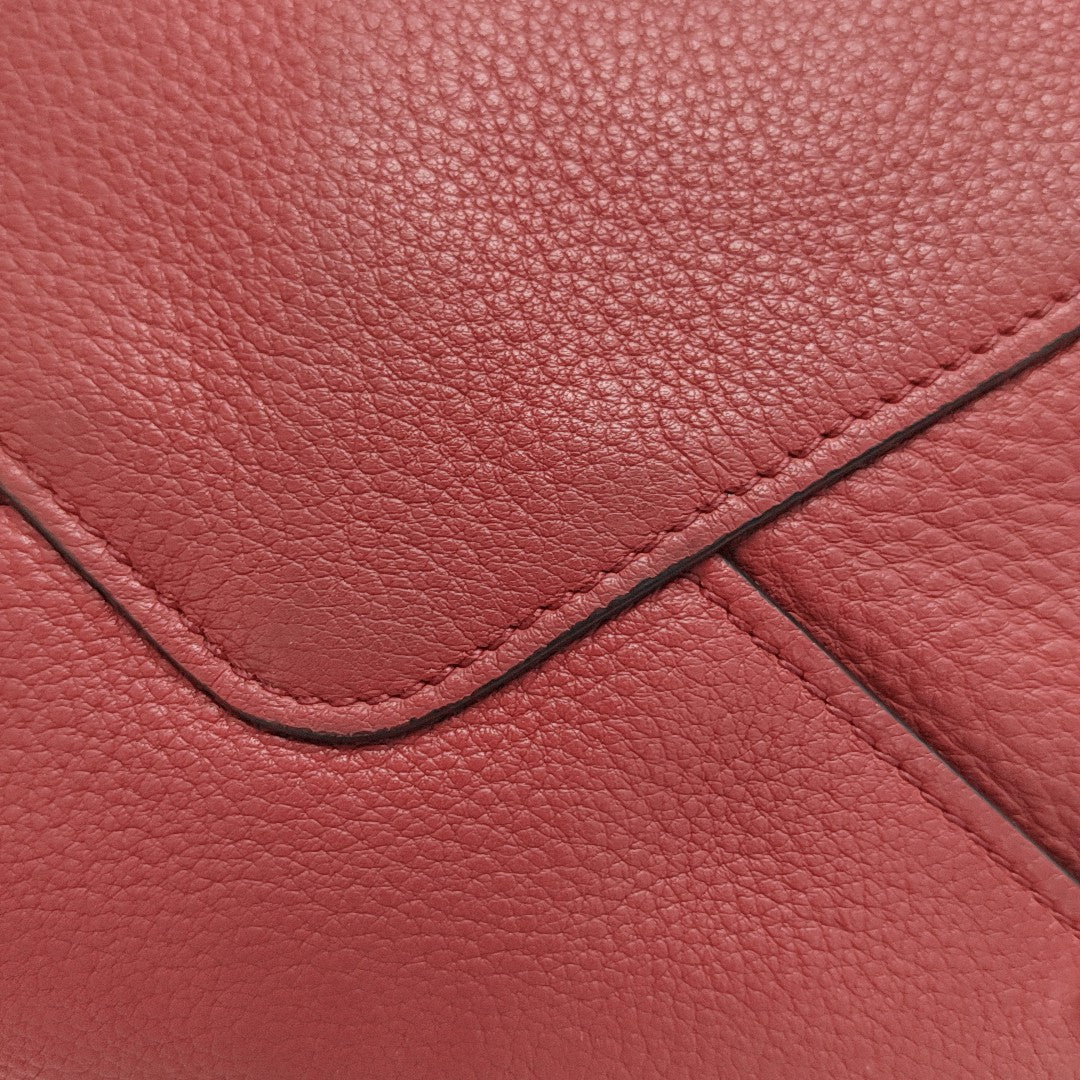 Calfskin Tote Bag Red