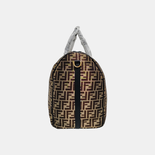 Fabric Shoulder Bag Gold