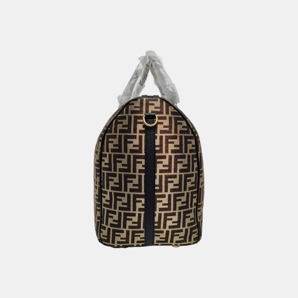 Fabric Shoulder Bag Gold