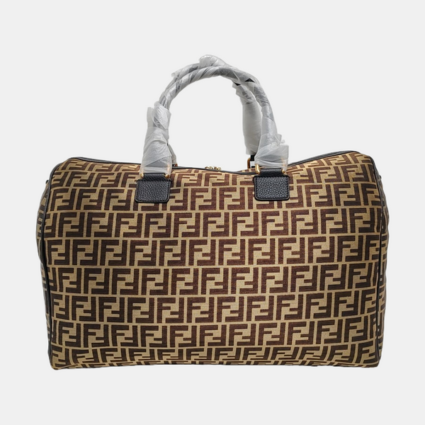 Fabric Shoulder Bag Gold