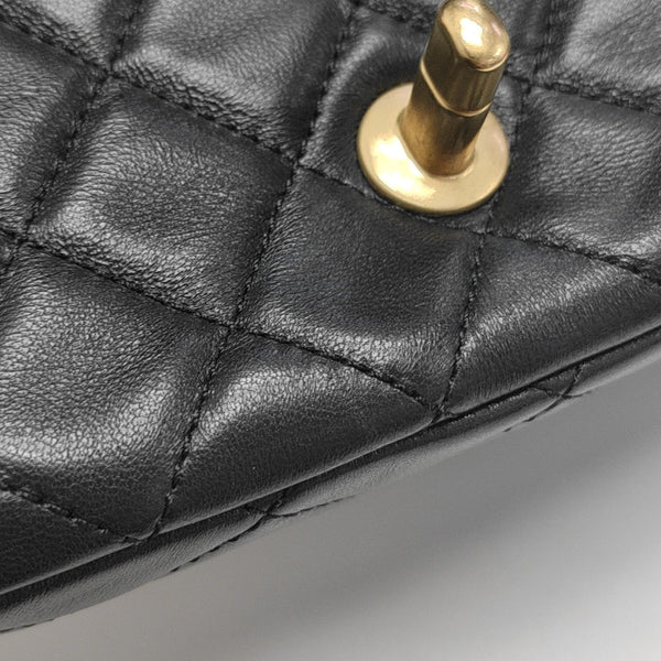 CLASSIC FLAP Mini Quilted Lambskin Black