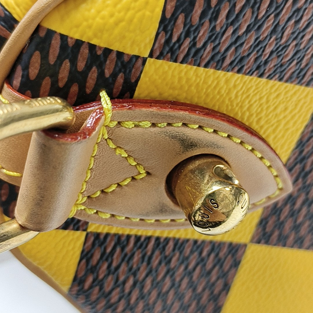 SPEEDY 25 Damier Coated Canvas Multicolor