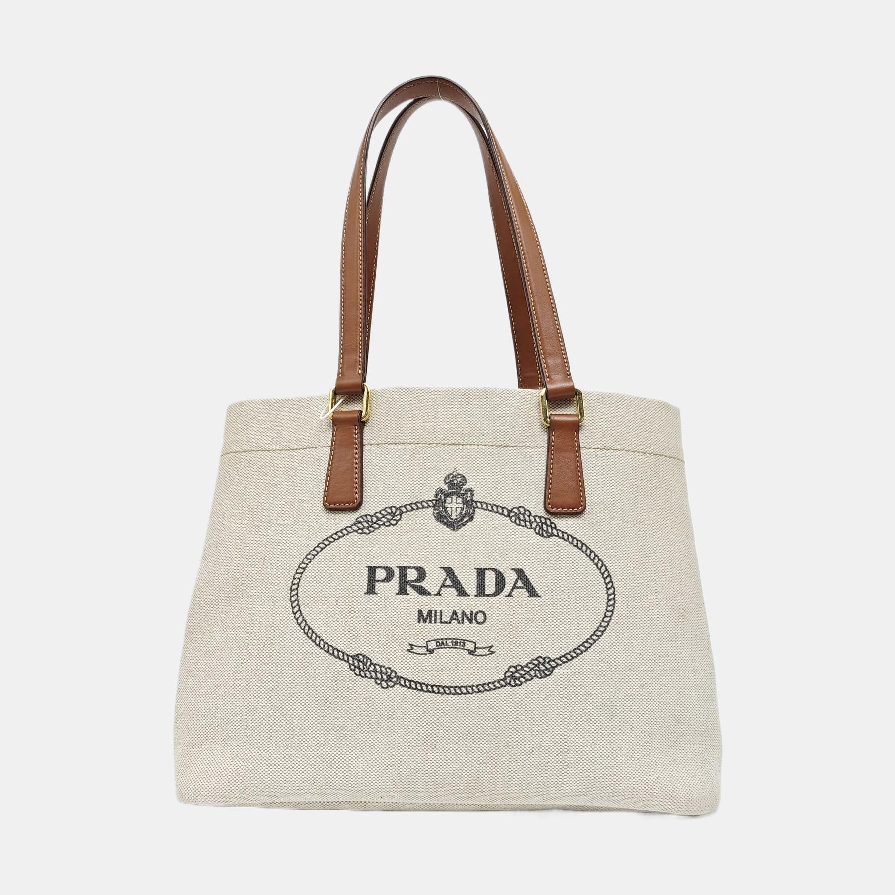 Linen Tote Bag Small White
