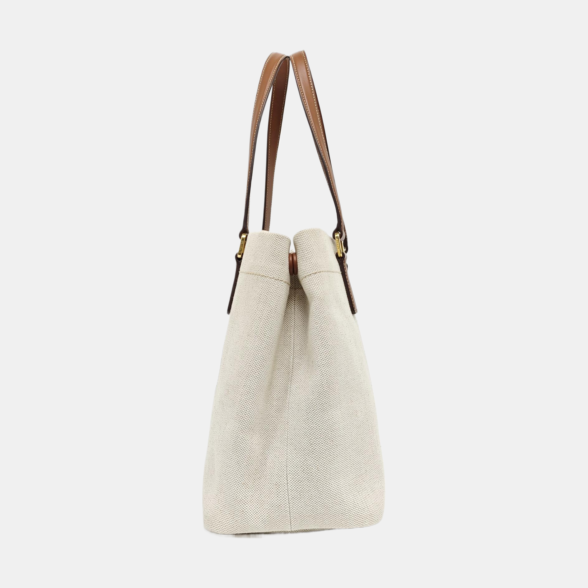 Linen Tote Bag Small White