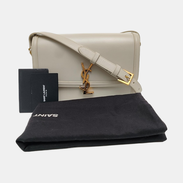 SOLFERINO Medium Calfskin White