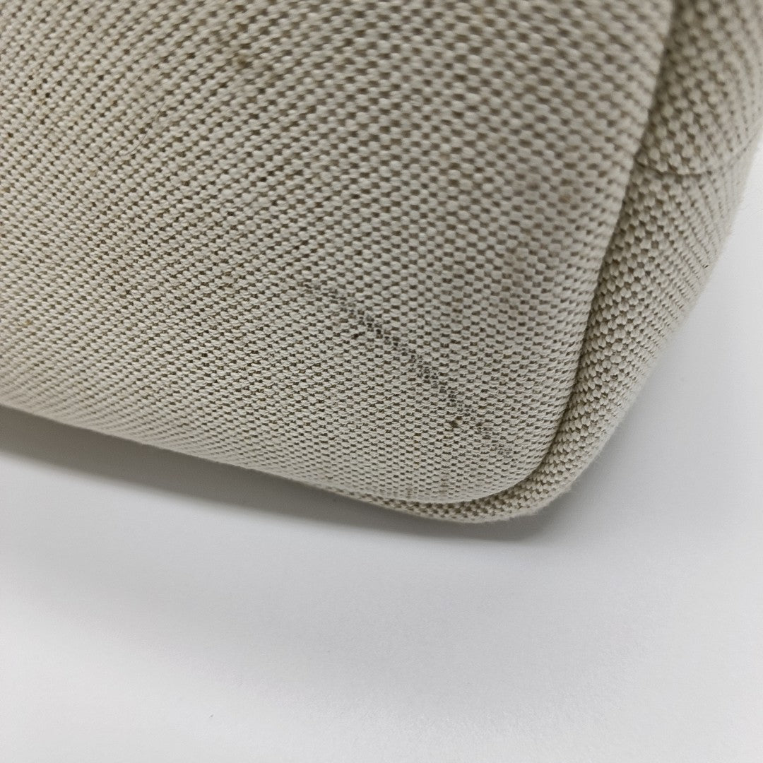 Linen Tote Bag Small White
