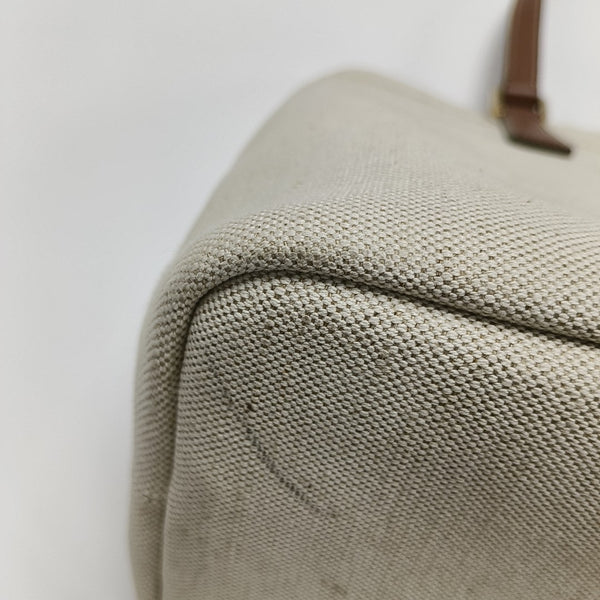 Linen Tote Bag Small White