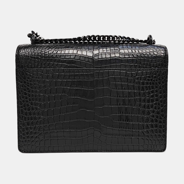 SUNSET Medium Calfskin Black