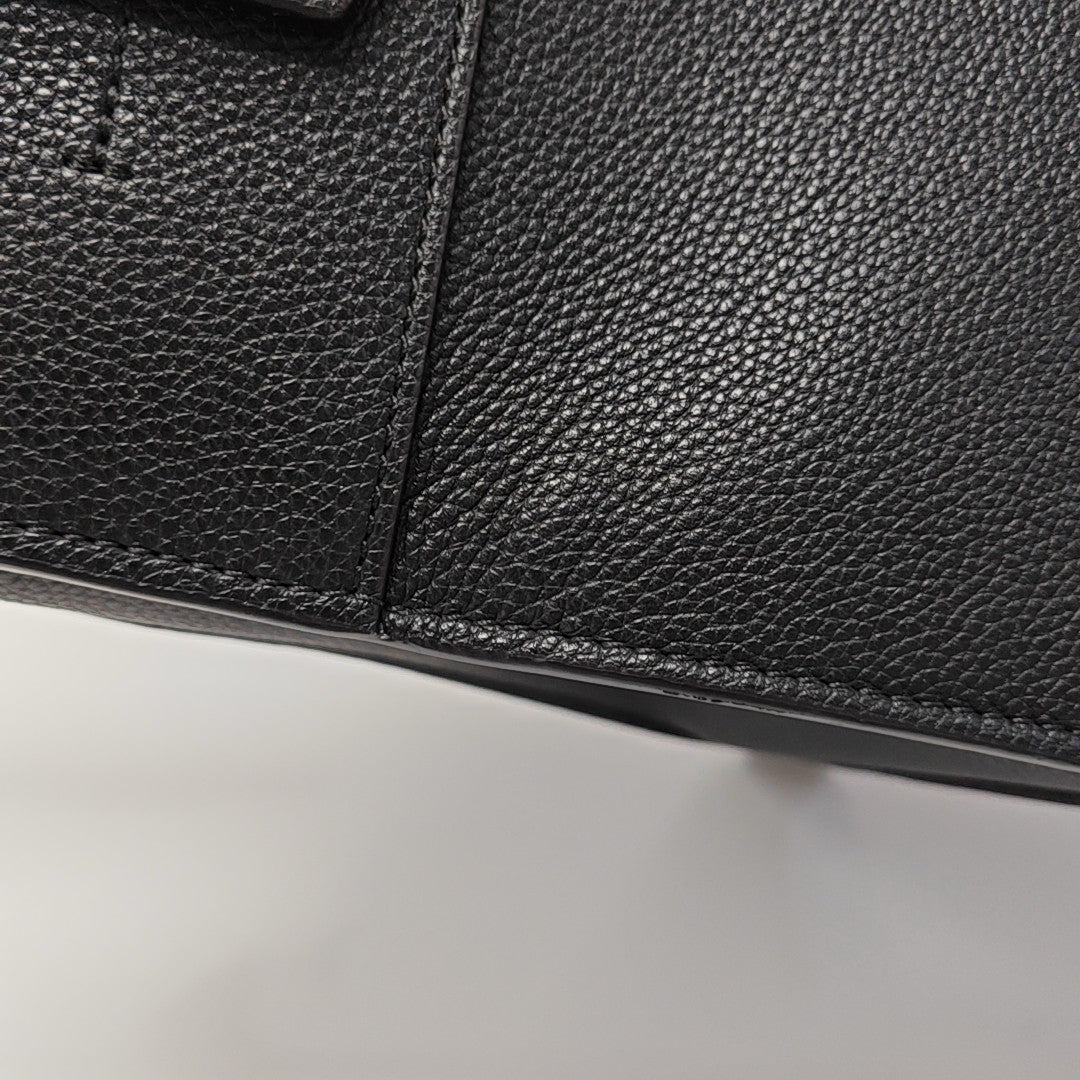 CITY STEAMER MM Calfskin Black