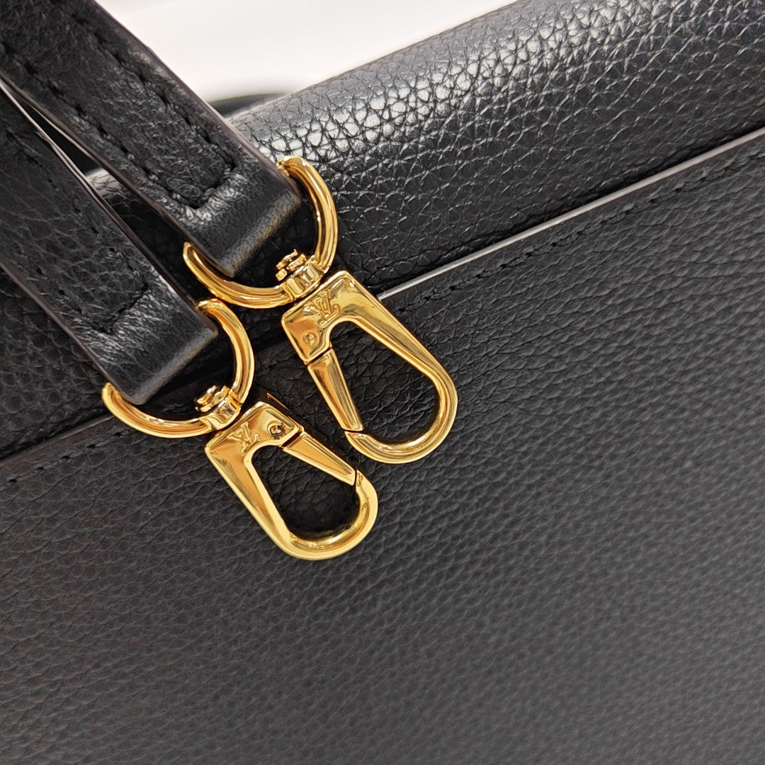 CITY STEAMER MM Calfskin Black