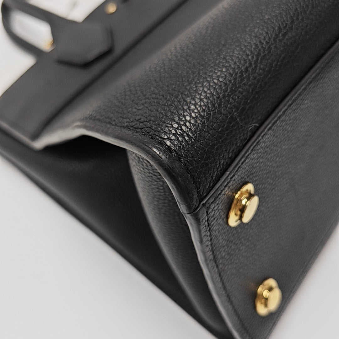 CITY STEAMER MM Calfskin Black