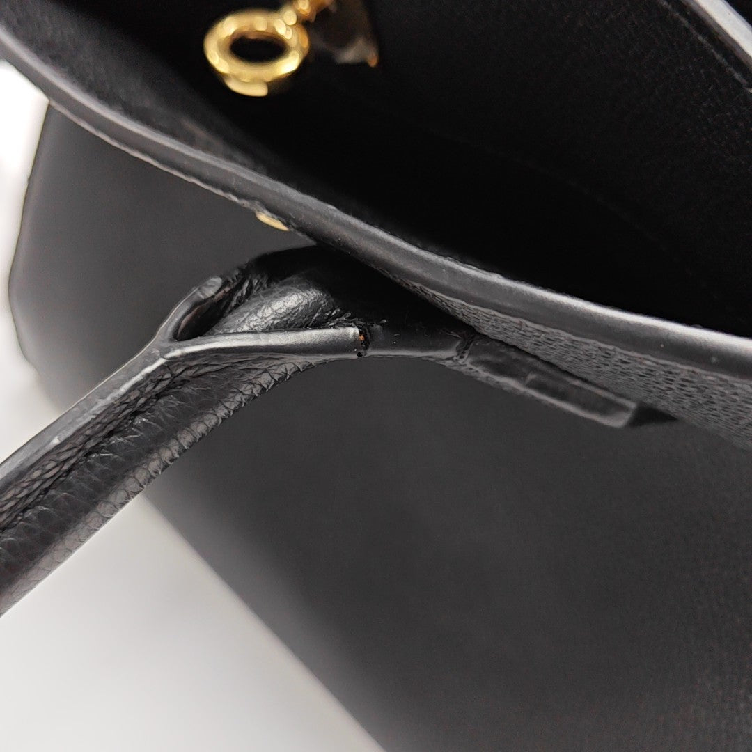CITY STEAMER MM Calfskin Black
