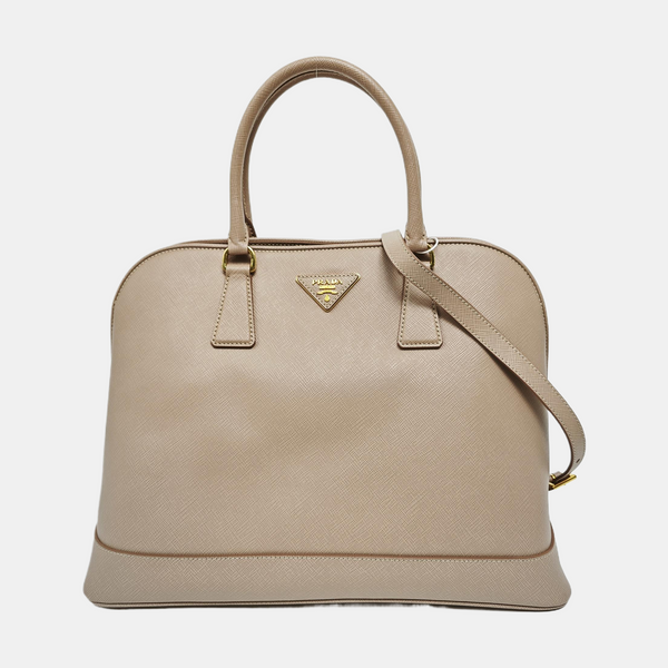 Saffiano Calfskin Shoulder Bag Pink