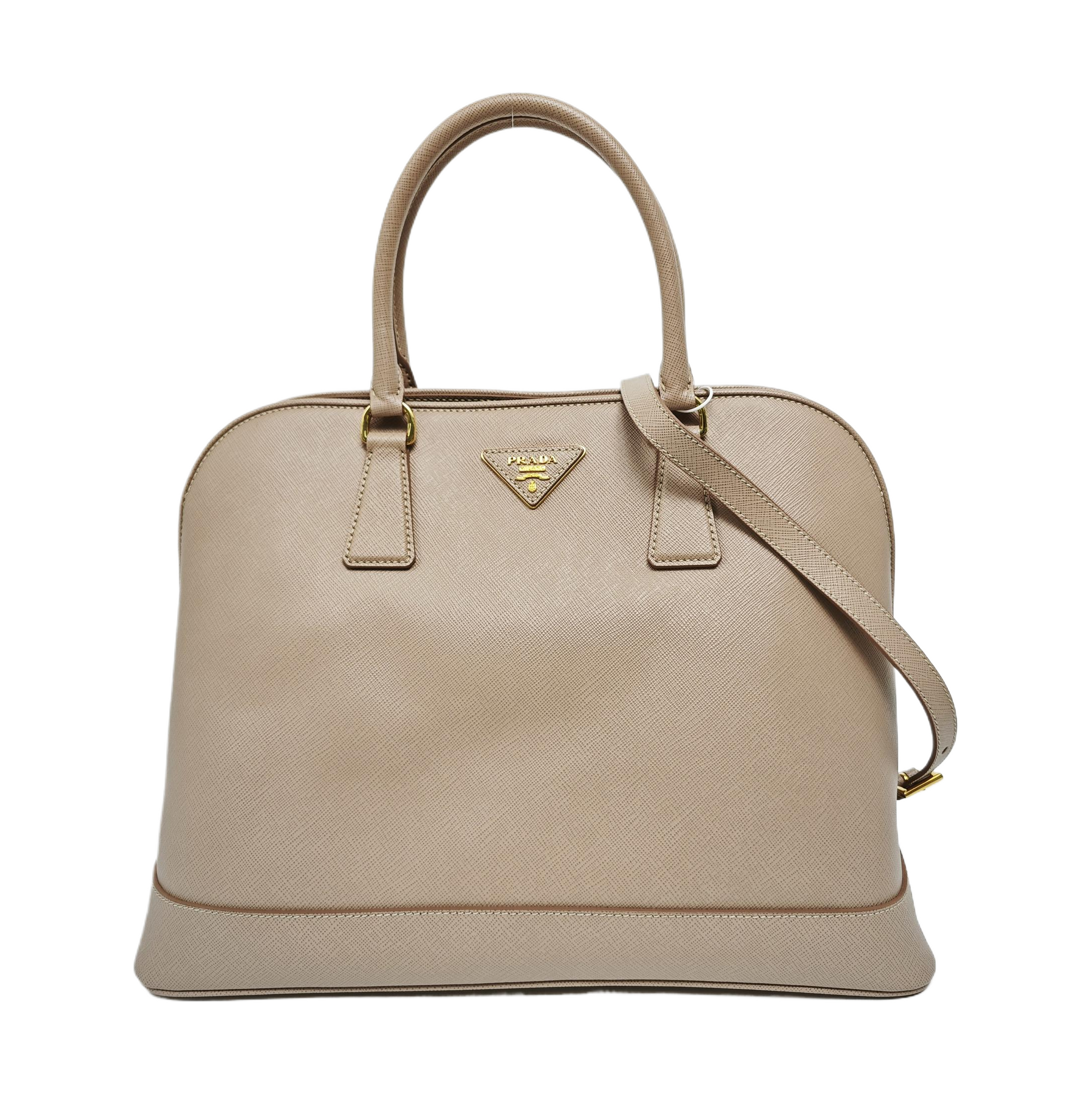 Saffiano Calfskin Shoulder Bag Pink