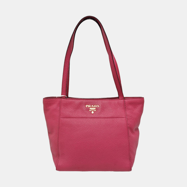 Calfskin Tote Bag Red