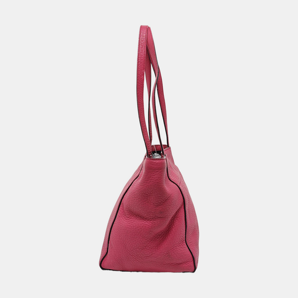 Calfskin Tote Bag Red