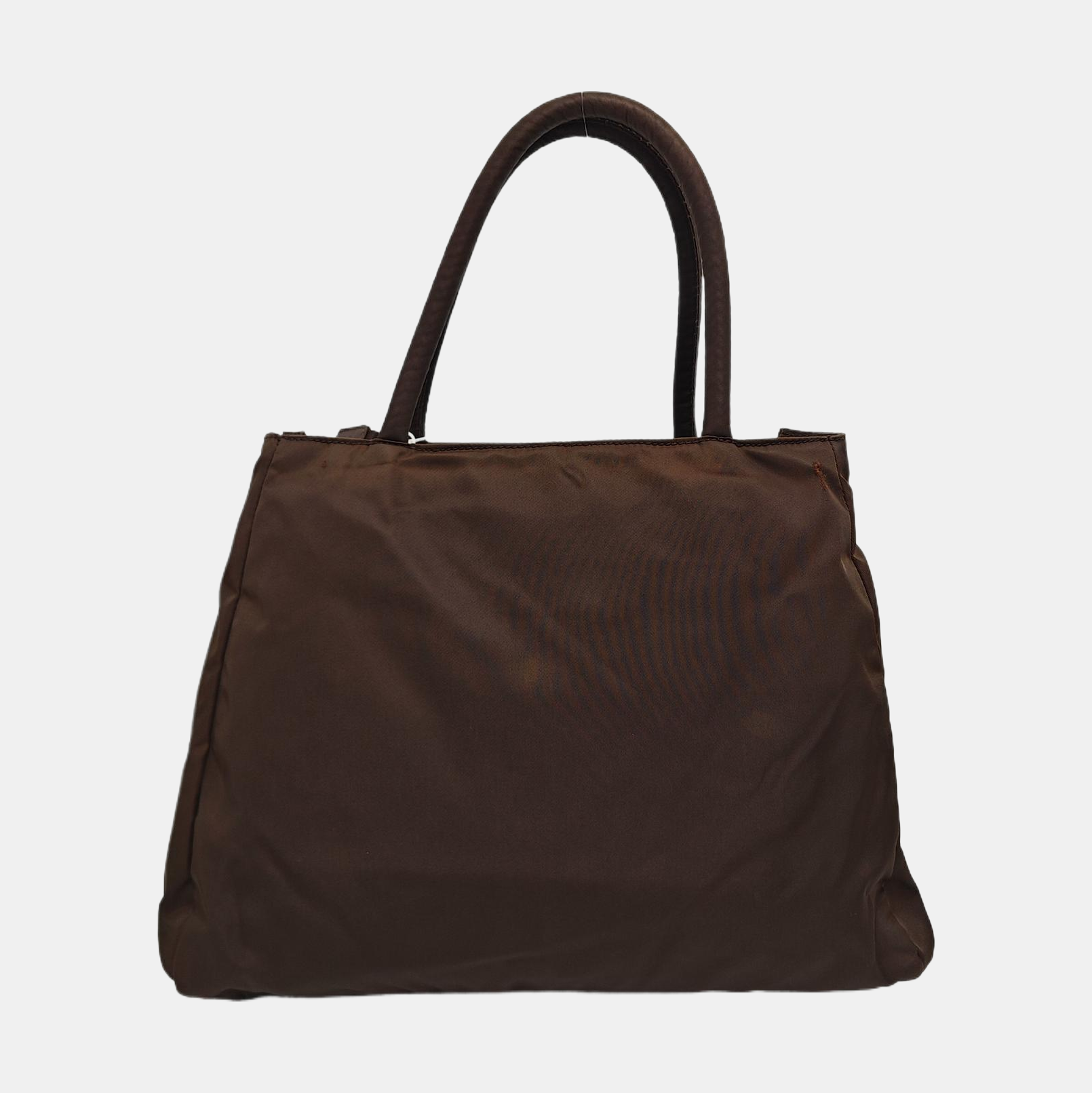 Nylon Tote Bag Brown