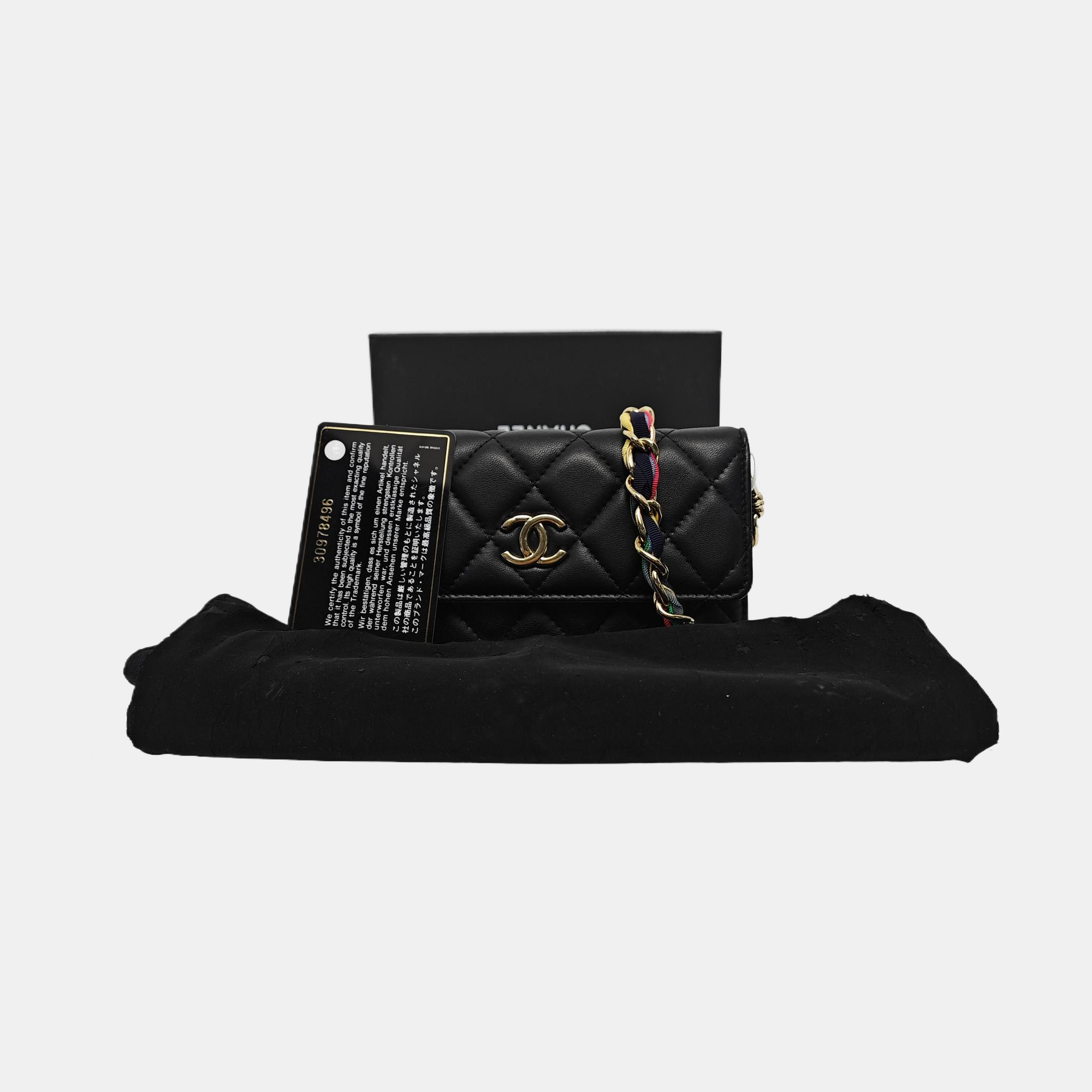Quilted Lambskin Black
