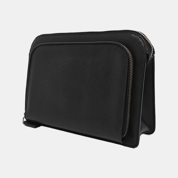 Calfskin Clutch Black