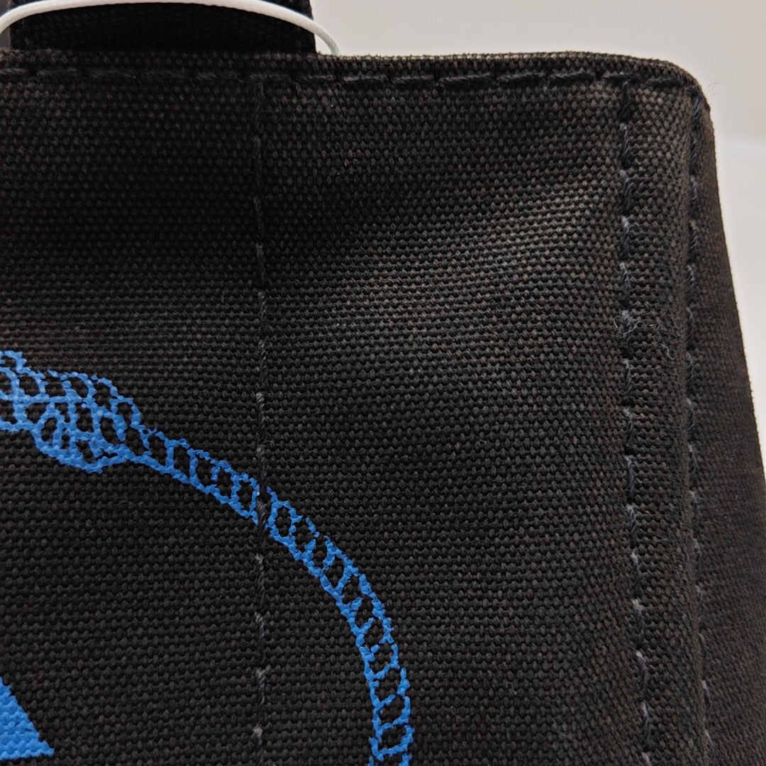 Denim Quilted Canvas Black