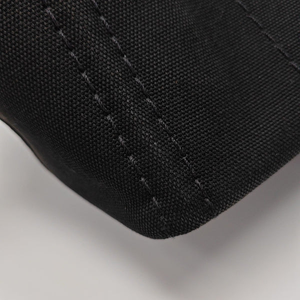 Denim Quilted Canvas Black