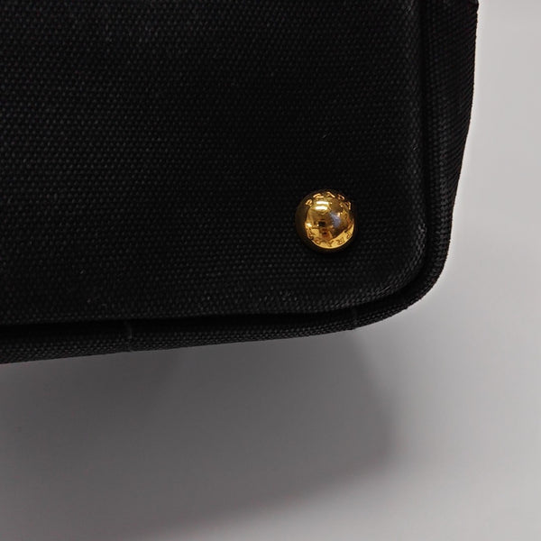 Denim Quilted Canvas Black