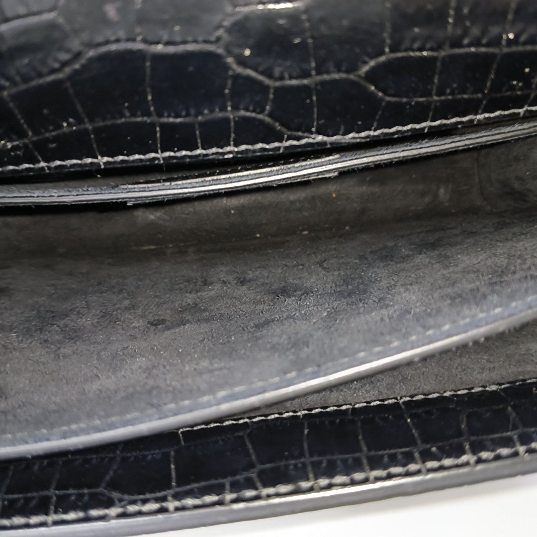SUNSET Medium Calfskin Black