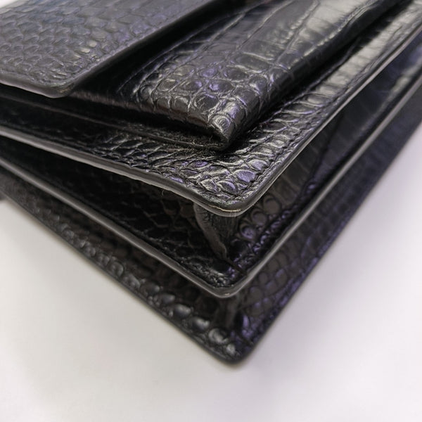SUNSET Medium Calfskin Black