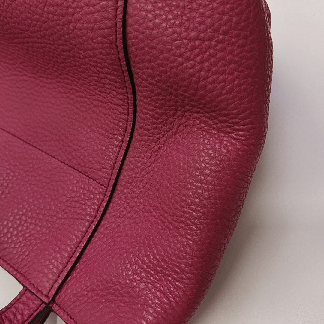 Calfskin Tote Bag Red