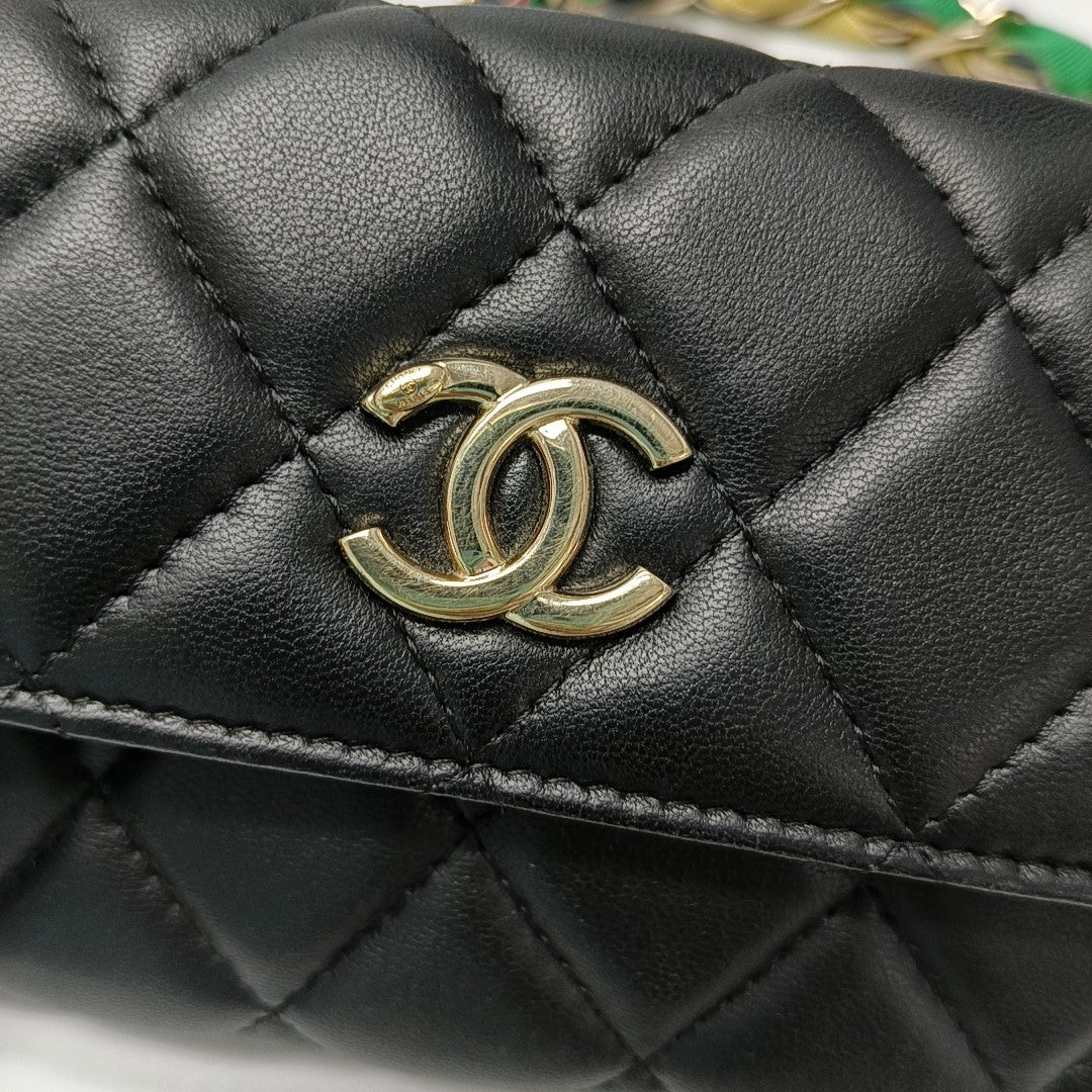 Quilted Lambskin Black
