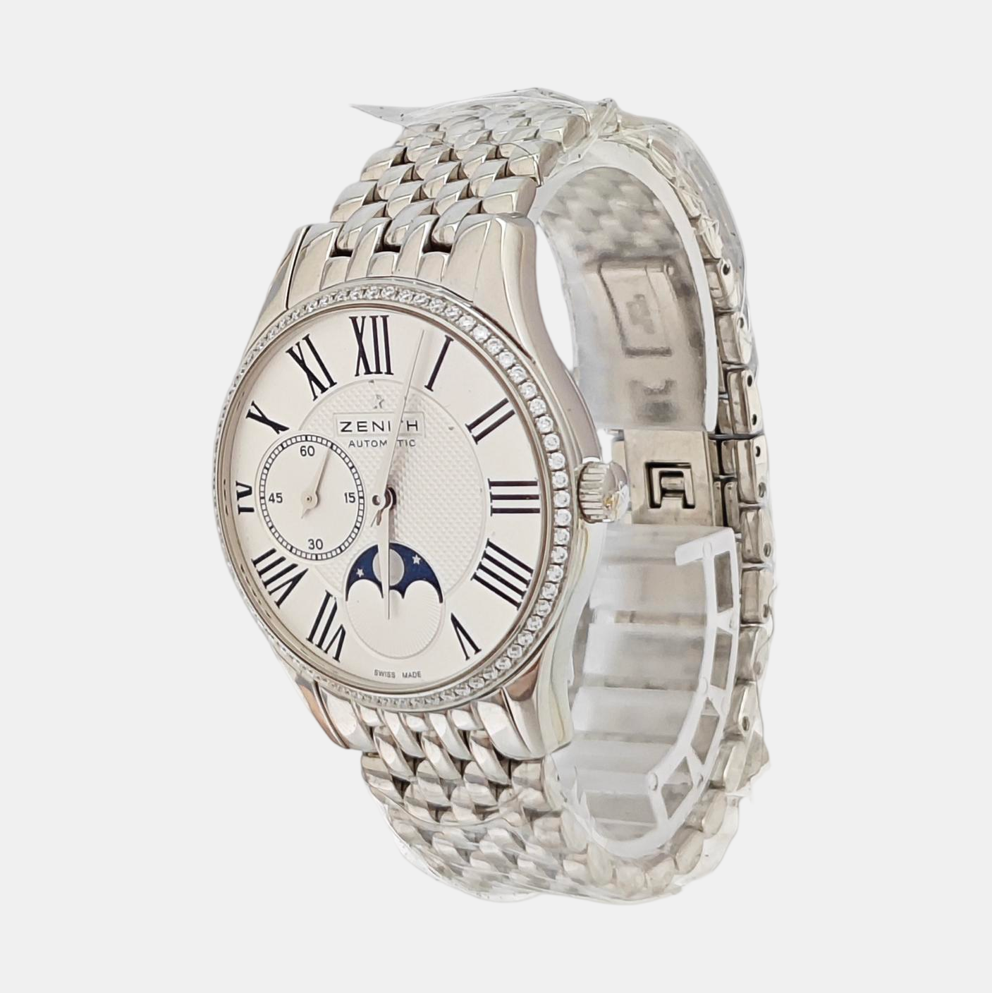 33mm White Automatic Watch