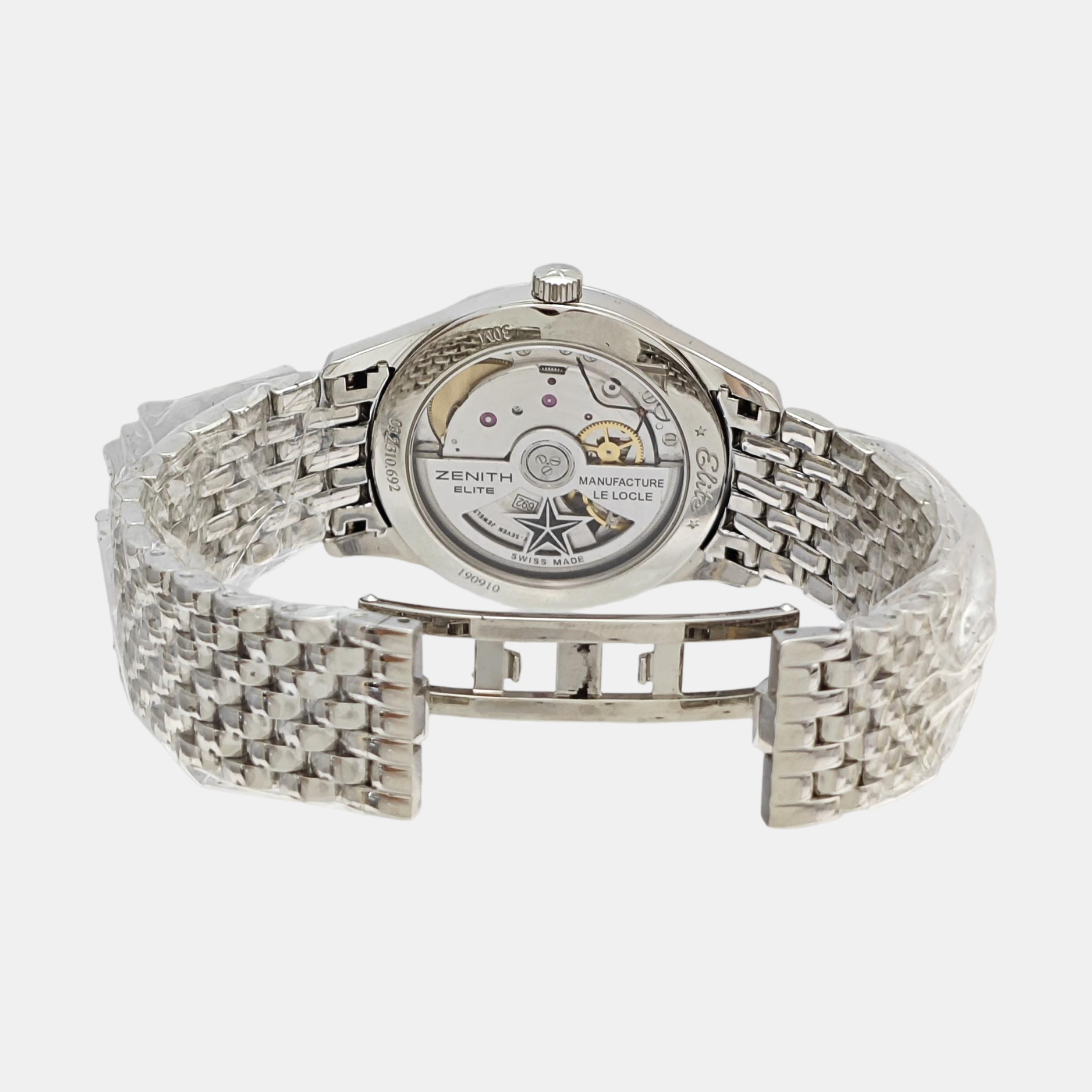 33mm White Automatic Watch